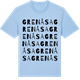 Blue Soul t-shirt med Grenåsa ordlek t-shirt