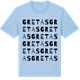 Blue Soul t-shirt med Gretas ordlek t-shirt