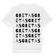 Gretas ordlek t-shirt