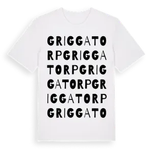 Griggatorp ordlek t-shirt – ekologisk bomull t-shirt från Pinshirt