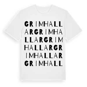 Grimhallar ordlek t-shirt – ekologisk bomull t-shirt från Pinshirt