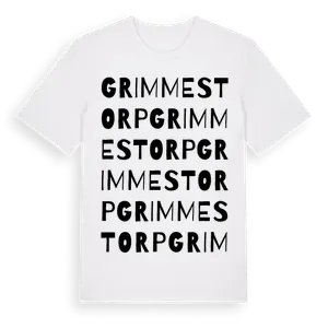 Grimmestorp ordlek t-shirt – ekologisk bomull t-shirt från Pinshirt