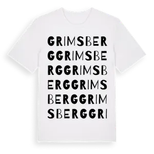 Grimsberg ordlek t-shirt – ekologisk bomull t-shirt från Pinshirt