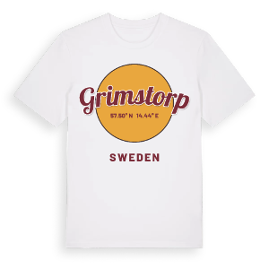 Grimstorp cirkel t-shirt – ekologisk bomull t-shirt från Pinshirt