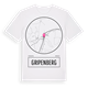 White t-shirt med Gripenberg t-shirt