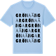Blue Soul t-shirt med Gröna ängar ordlek t-shirt