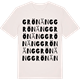 Vintage White t-shirt med Grönäng ordlek t-shirt