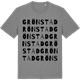 Mid Heather Gray t-shirt med Grönstad ordlek t-shirt
