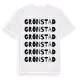 White t-shirt med Grönstad ordlek t-shirt