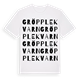 Gröpple kvarn ordlek t-shirt