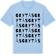 Blue Soul t-shirt med Grytås ordlek t-shirt