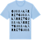 Blue Soul t-shirt med Gubbakärret ordlek t-shirt