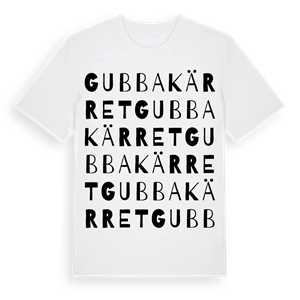 Gubbakärret ordlek t-shirt – ekologisk bomull t-shirt från Pinshirt