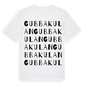 Gubbakulan ordlek t-shirt – ekologisk bomull t-shirt från Pinshirt