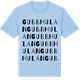 Blue Soul t-shirt med Gubbhulan ordlek t-shirt