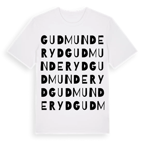 Gudmunderyd ordlek t-shirt – ekologisk bomull t-shirt från Pinshirt