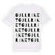 Gullriket ordlek t-shirt