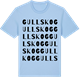 Blue Soul t-shirt med Gullskog ordlek t-shirt