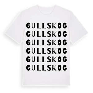 Gullskog ordlek t-shirt – ekologisk bomull t-shirt från Pinshirt