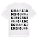 Gummagården ordlek t-shirt