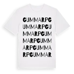 Gummarp ordlek t-shirt – ekologisk bomull t-shirt från Pinshirt