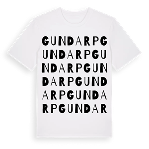 Gundarp ordlek t-shirt – ekologisk bomull t-shirt från Pinshirt