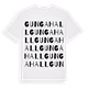 Gungahall ordlek t-shirt