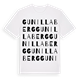 White t-shirt med Gunillaberg ordlek t-shirt