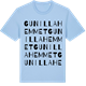Blue Soul t-shirt med Gunillahemmet ordlek t-shirt