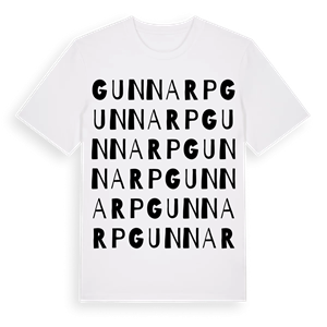Gunnarp ordlek t-shirt – ekologisk bomull t-shirt från Pinshirt