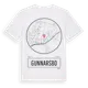 White t-shirt med Gunnarsbo t-shirt