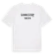 White t-shirt med Gunnilstorp i Sverige t-shirt