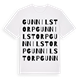 Gunnilstorp ordlek t-shirt