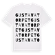 White t-shirt med Gustavatorpet ordlek t-shirt