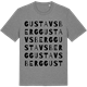 Mid Heather Gray t-shirt med Gustavsberg ordlek t-shirt