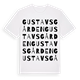 Gustavsgården ordlek t-shirt
