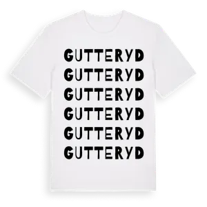 Gutteryd ordlek t-shirt – ekologisk bomull t-shirt från Pinshirt