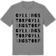 Mid Heather Gray t-shirt med Gyllingstorp ordlek t-shirt