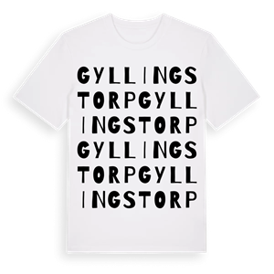 Gyllingstorp ordlek t-shirt – ekologisk bomull t-shirt från Pinshirt