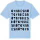 Blue Soul t-shirt med Gynnesnöt ordlek t-shirt