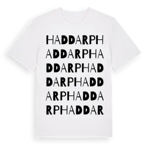 Haddarp ordlek t-shirt – ekologisk bomull t-shirt från Pinshirt