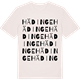 Vintage White t-shirt med Hädinge ordlek t-shirt