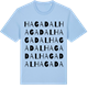 Blue Soul t-shirt med Hagadal ordlek t-shirt