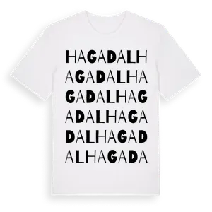 Hagadal ordlek t-shirt – ekologisk bomull t-shirt från Pinshirt