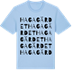 Blue Soul t-shirt med Hagagärdet ordlek t-shirt