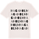 Vintage White t-shirt med Hagaholm ordlek t-shirt