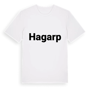 Hagarp fetstil t-shirt – ekologisk bomull t-shirt från Pinshirt