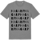 Mid Heather Gray t-shirt med Hagarp ordlek t-shirt