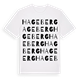 White t-shirt med Hageberg ordlek t-shirt