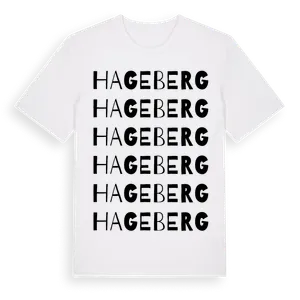 Hageberg ordlek t-shirt – ekologisk bomull t-shirt från Pinshirt